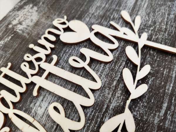 cake topper primo compleanno